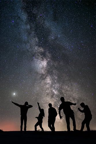 Going crazy under the Milky Way