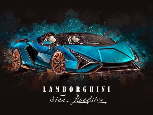 Lamborghini Sian Roadster sur Pictura Designs