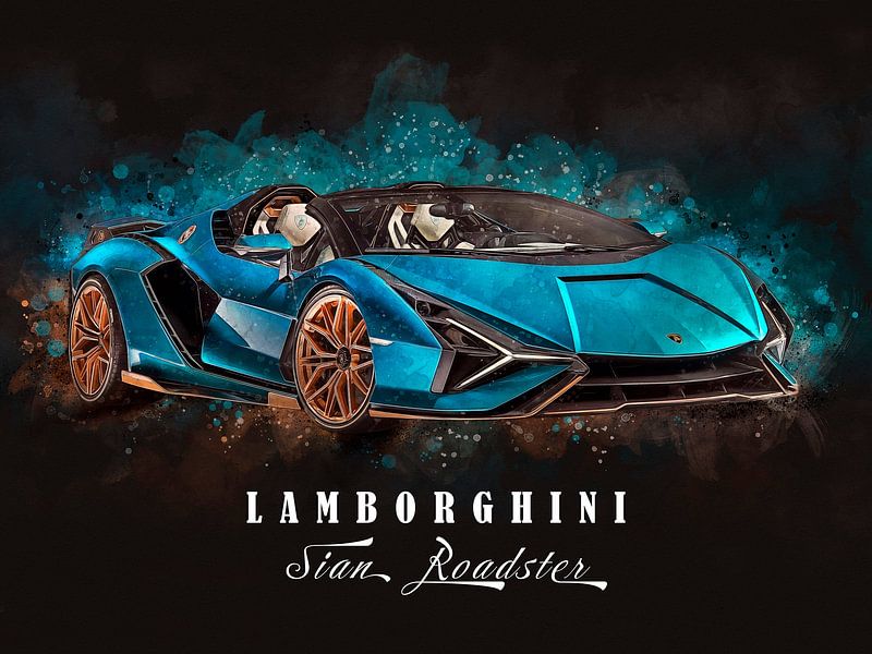 Lamborghini Sian Roadster par Pictura Designs