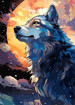 Wolf And Moon van EL IRSYAD