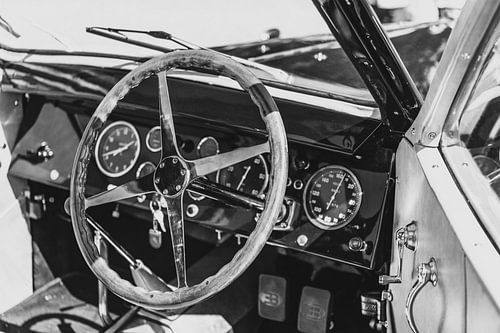 Bugatti Type 57 Berline klassieke auto interieur