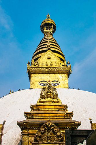 Stoepa van Swayambhunath, Kathmandu, Nepal