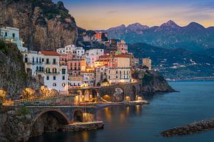 Nuit à Atrani, Italie