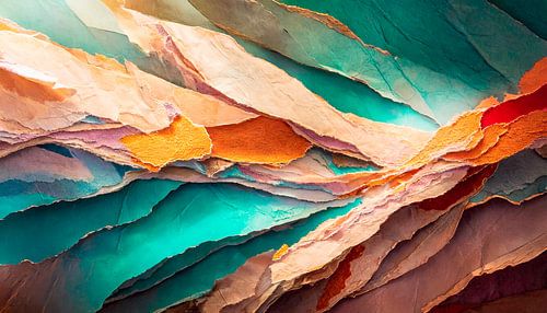 Kleuren en vormen van papier