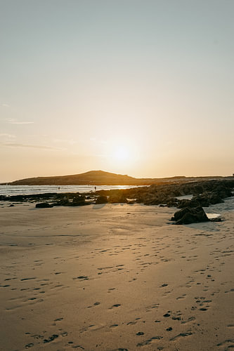 Sonnenuntergang am Pointe de La Torche