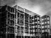 Analogue photo of the carcass of the Meelfabriek in Leiden. by Zaankanteropavontuur thumbnail