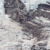Photo abstraite d'un glacier sur le Mont Rainier (4) sur Heidi Bol