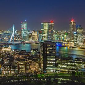 Skyline Rotterdam vanaf de Euromast | Tux Photography - 7 van Tux Photography