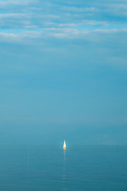 Sailing boat on Lake Constance