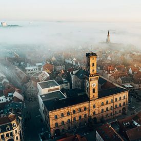 Fürth city hall in the fog by Faszination Fürth