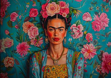 Frida Poster - Frida Kunstdruk van Niklas Maximilian