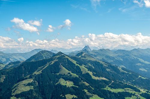 Kitzbühel Alps with the striking Brechhorn