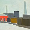 Nicolas de Staël - Quai de Grenelle (1954) van Peter Balan