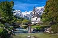 Kirche von Ramsau bei Berchtesgaden, Deutschland von Michael Abid Miniaturansicht