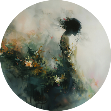 Abstract Vrouwen Schilderij | Lost in Ethereal Dreams