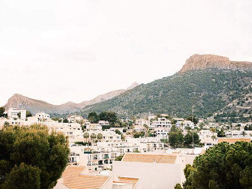 Zonsondergang in Calpe, Spanje.