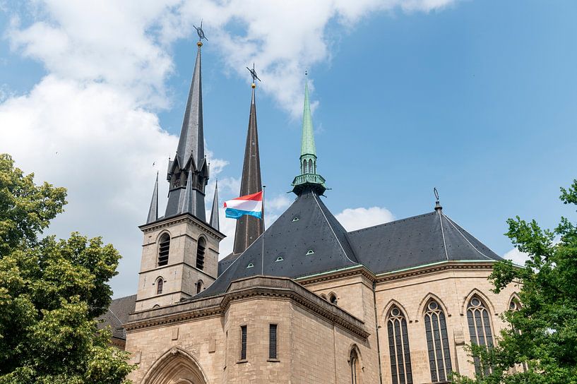 Luxembourg Notre Dame Cathedral by Richard Wareham