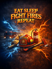 Retro Firefighter Bootleg by Art Bloom