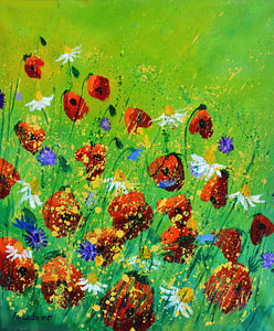 Rote Mohnblumen 672020