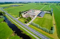 Luchtfoto Boerderij Schoonenburgweg van Richard van Hoek thumbnail