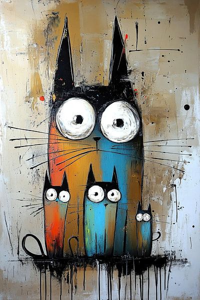 Cats by Eye catching paintings