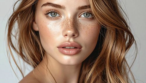 Prachtige ogen en gezicht