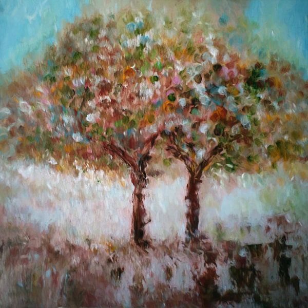 Autumn Trees by Angel Estevez