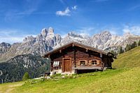 Almhütte im Gebirge