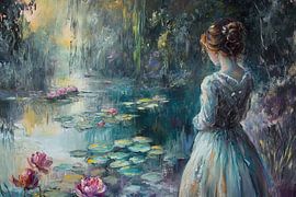 Waterlilies by ARTEO Paintings