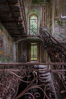 Stairs with moss