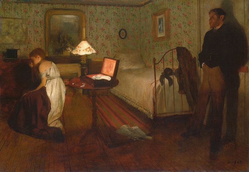 Interieur, Edgar Degas von Meisterhafte Meister