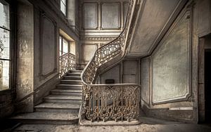 Treppe in einem Schloss von Olivier Photography