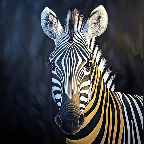 Zebra portrait