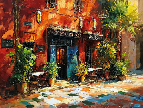 Theehuis in Marrakech