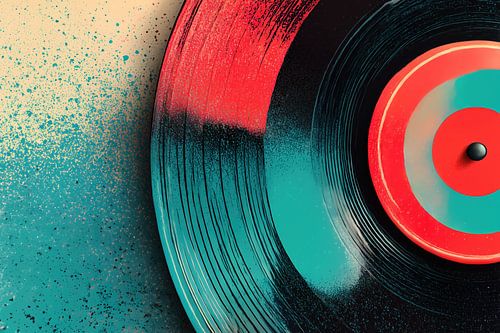 Vinyl abstract van Wall Wonder