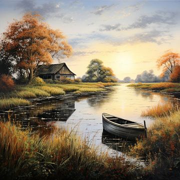 Painted Landscape by Wonderful Art