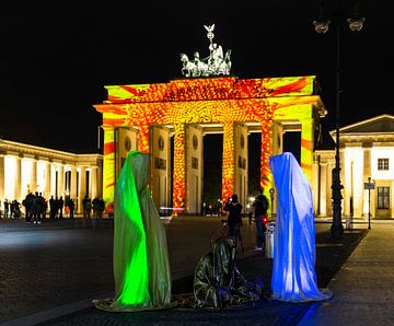 De Brandenburger Tor Berlin in een bijzonder licht van Frank Herrmann