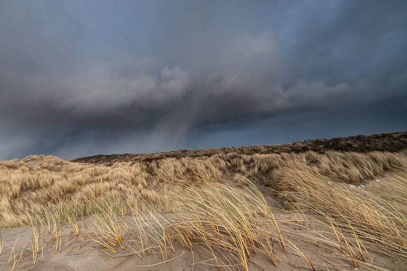 Storm clouds over the dunes of Zeeland! by Peter Haastrecht, van