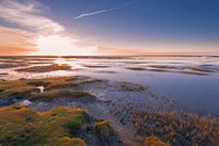 Zonsondergang Waddenzee