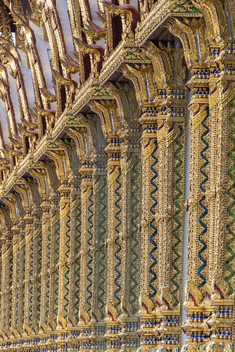 Gouden vlammen van rattanakosin kunst