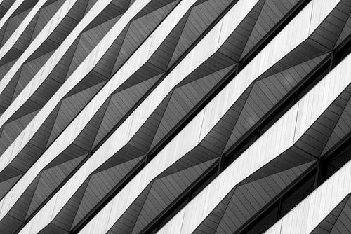 Detail van De Zilveren Toren in Den Haag
