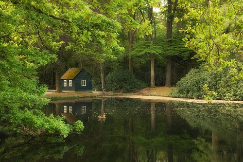 Vishuisje bij forellenvijver