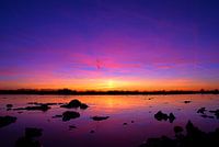 Kalter Sonnenuntergang