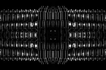 Petronas Towers in Symmetrie – abstrakte Architektur aus Kuala Lumpur