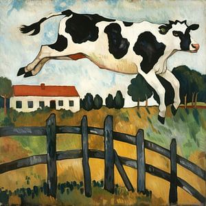 La vache qui saute