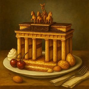 La Porte de Brandebourg en Gâteau – Clin d’œil gourmand à Berlin