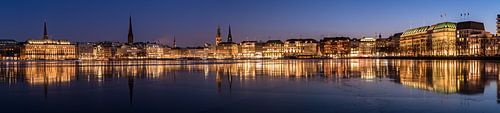Panorama Binnenalster Hamburg von Achim Thomae Photography