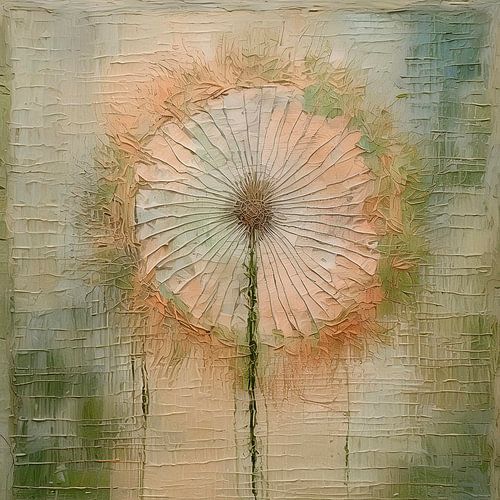 Pissenlit abstrait fleuri/pissenlit