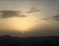 Gelber Sonnenuntergang