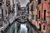 Narrow ''streets' of Venice van Rene Ladenius Digital Art thumbnail